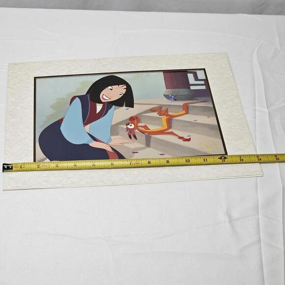 Vintage Walt Disney MULAN 1999 Disney Store Exclusive Commemorative Lithograph - Picture 5 of 5